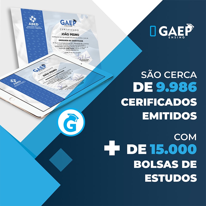 Certificado do GAEP